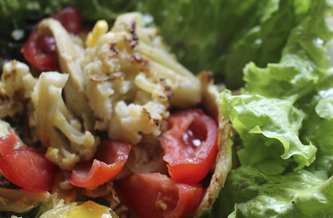 Almoço low carb rápido
